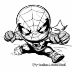 Friendly Neighborhood Little Spiderman Coloring Pages 1