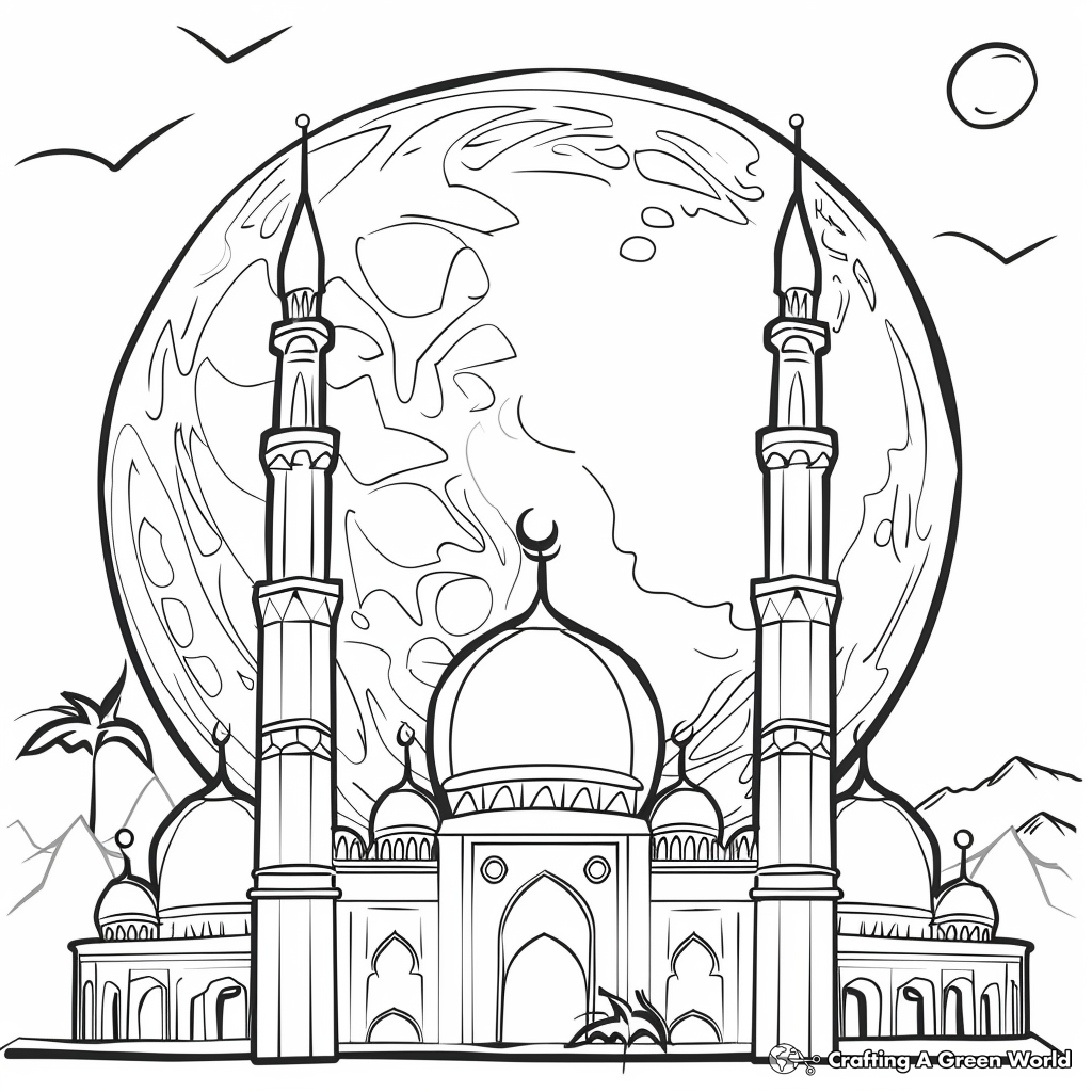 Eid Coloring Pages Eid Coloring Pages