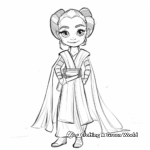 Fun and Easy Padme Amidala Coloring Pages for Kids 4