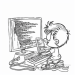 Fun Computer Coding Coloring Pages 3