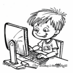 Fun Computer Coding Coloring Pages 4