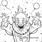Fun-Filled Carnival Clown Coloring Pages 4