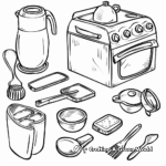 Fun filled Pre-K Coloring Pages: Household Items 4