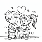Fun Friendship-Themed Valentine's Day Coloring Pages 4