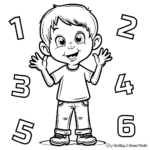 Fun Pre-K Coloring Pages Featuring Numbers 3