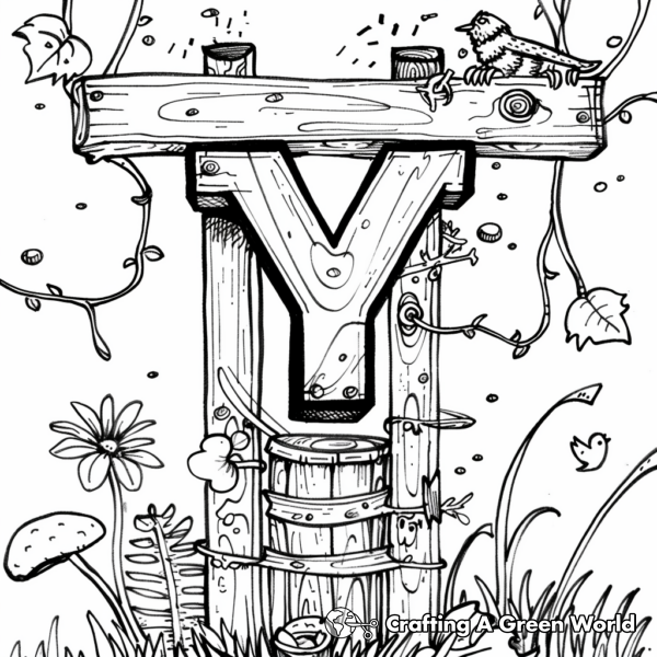 Letter Y Coloring Pages - Free &amp; Printable!