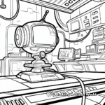 Futuristic Computer Coloring Pages 1