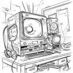 Gaming Computers Coloring Pages 3
