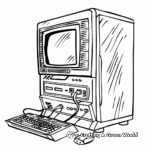 Gaming Computers Coloring Pages 4