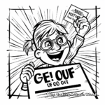 Get Out The Vote Poster Coloring Pages 2