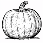 Giant Blank Pumpkin Coloring Pages 1