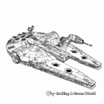 Glorious Galactic Starships Coloring Pages 2