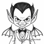 Gothic Vampire Coloring Sheets 3