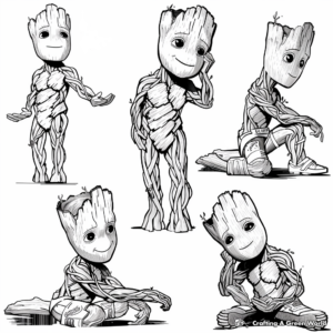 Groot Coloring Pages - Free &amp; Printable!