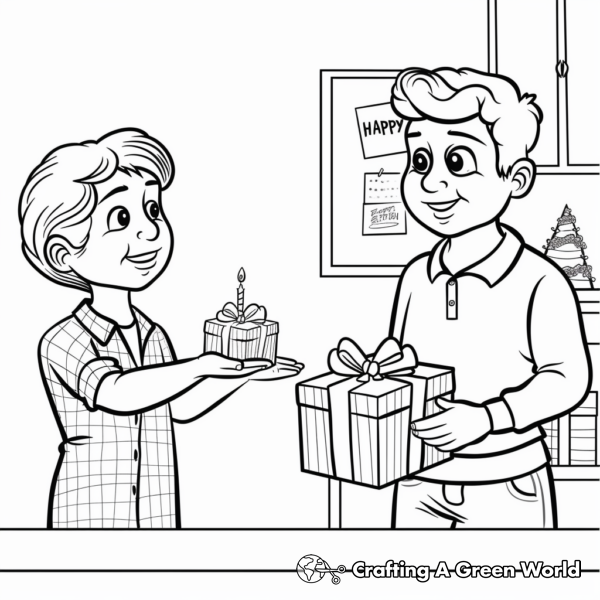Happy Birthday Auntie Coloring Pages - Free &amp; Printable!