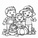 Harvest Themed Coloring Pages for Fall 3
