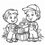 Harvest Themed Coloring Pages for Fall 4
