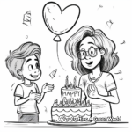 Heartfelt Birthday Wishes for Aunt Coloring Pages 1
