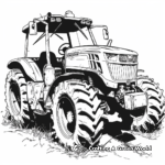 Heavy Duty Tractor Coloring Pages 1