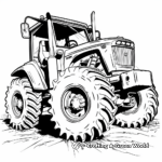 Heavy Duty Tractor Coloring Pages 3