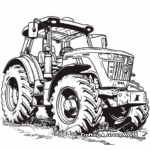 Heavy Duty Tractor Coloring Pages 4