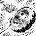 High-Speed Victory Valtryek Beyblade Coloring Pages 2