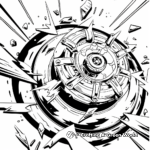 High-Speed Victory Valtryek Beyblade Coloring Pages 3