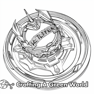 Beyblade Coloring Pages - Free &amp; Printable!
