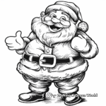 Hilarious Santa Claus Coloring Pages 2