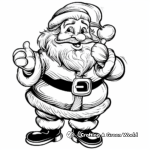 Hilarious Santa Claus Coloring Pages 3