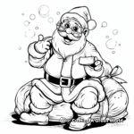 Hilarious Santa Claus Coloring Pages 4
