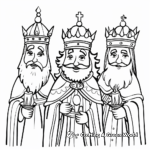 Historic Three Kings Day Coloring Pages 3