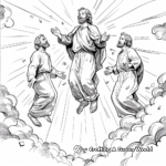 Historical Depictions of Transfiguration Coloring Pages 3