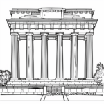 Historical Monument Coloring Pages 2