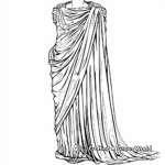 Historical Roman Toga Coloring Pages 3