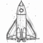 Human-Made Spaceship Coloring Pages 3