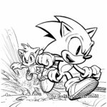 Innovative Sonic Boom Sonic and Tails Working Together Coloring Pages 4