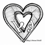Innovative Valentine's Day Alphabet Coloring Pages 3