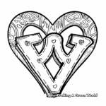 Innovative Valentine's Day Alphabet Coloring Pages 4