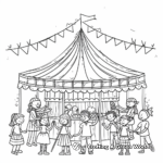 Interactive Carnival Games Coloring Pages 1