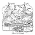 Interactive Carnival Games Coloring Pages 4