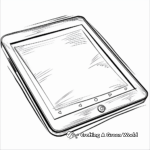 Interactive Tablet Coloring Sheets 4