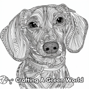 Dachshund Coloring Pages - Free &amp; Printable!