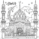 Intricate Eid Patterns Coloring Pages for Adults 3