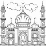Intricate Eid Patterns Coloring Pages for Adults 4