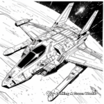 Intricate Guardians of the Galaxy Spaceships Coloring Pages 4