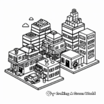 Intricate Lego City Coloring Pages for Adults 2