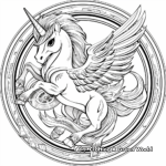 Intricate Pegasus Beyblade Coloring Pages 1