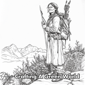 Sacagawea Coloring Pages - Free &amp; Printable!