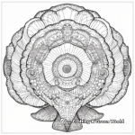 Intricate Spiral Seashell Coloring Pages 4